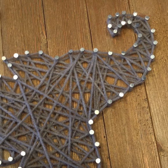 5/$25 Handmade Elephant String/yarn art - Picture 2 of 2